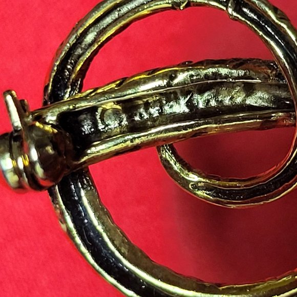 Metropolitan Museum of Art MMA Snake Brooch Enamel Jade Ruby 24K Gold Plated - Picture 10 of 15